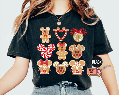 Mickey and Minnie Gingerbread Shirt