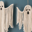 Macrame Ghost, Spooky Wall Art