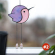 Stained glass art Hummingbird light catcher