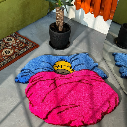 3D Cartoon Tufted Rug, Living Room Gift