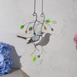 Mockingbird Modern stained glass window hangings