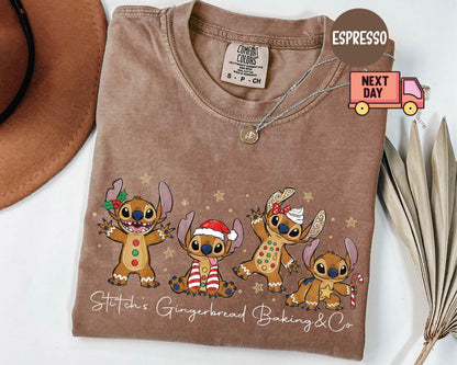 Retro Stitch Gingerbread Christmas Shirt