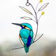 Stained Glass Kingfisher Suncatcher
