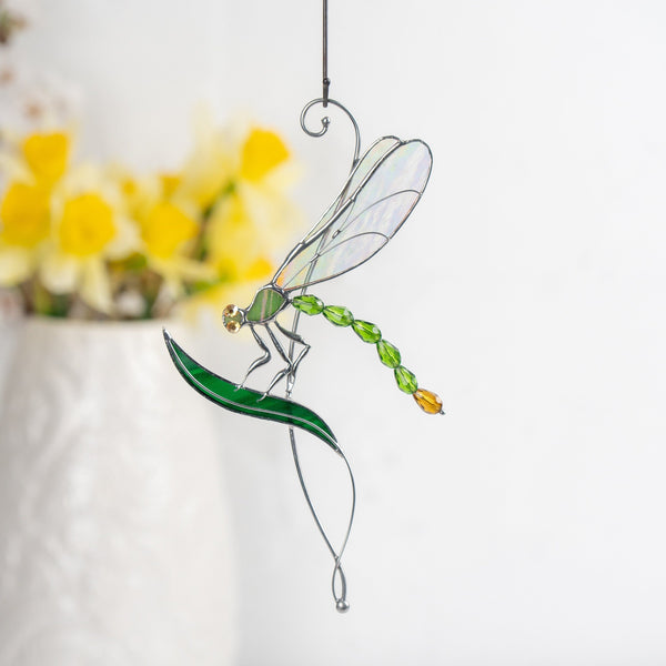Flydragon insect stained glass window hangings