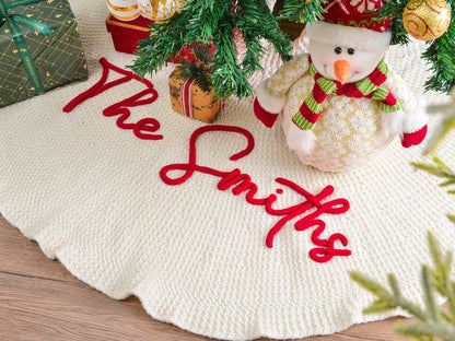 Personalized Christmas Tree Skirt