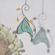 Butterly memorial stained glass window hangings
