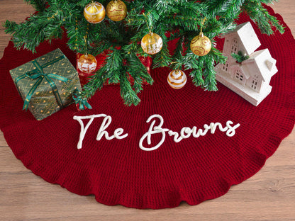 Personalized Christmas Tree Skirt
