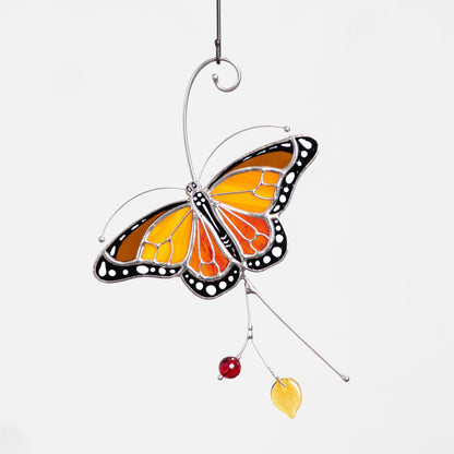 Butterfly stained glass window hangings