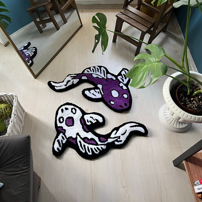 Koi Yin Yang Tufted Rug