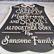 Custom Last Name Halloween Sign
