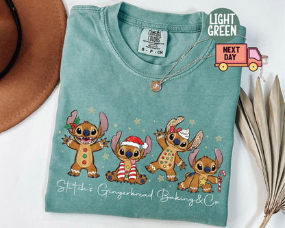 Retro Stitch Gingerbread Christmas Shirt