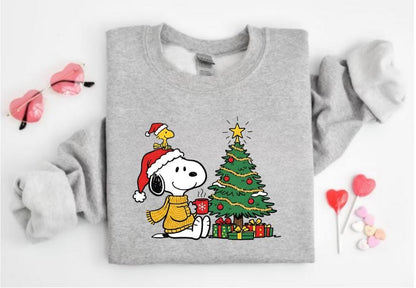 Snoopy Christmas Tree Shirt