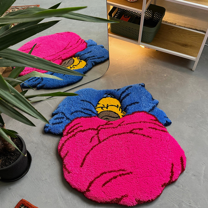 3D Cartoon Tufted Rug, Living Room Gift
