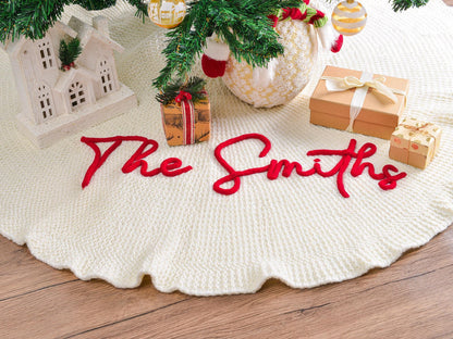 Personalized Christmas Tree Skirt