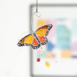 Butterfly stained glass window hangings