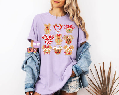 Mickey and Minnie Gingerbread Shirt