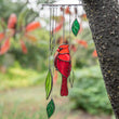 Cardinal Custom stained glass ornament