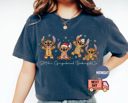 Retro Stitch Gingerbread Christmas Shirt