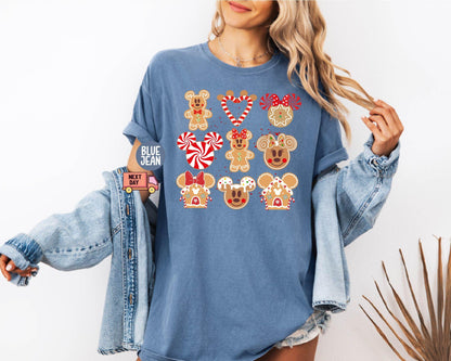 Mickey and Minnie Gingerbread Shirt