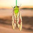 Cicada stained resin window hangings