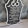 Custom Last Name Halloween Sign