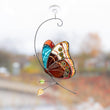 Blue moprho Butterfly stained glass window hangings