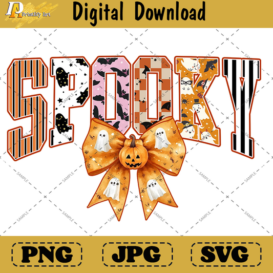 Coquette Halloween Shirt png, Retro Spooky Fall Pumpkin Design