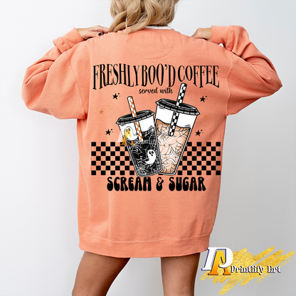 Freshly Boo’d Coffee Funny Trendy Shirt Design
