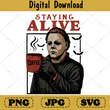 Funny Halloween Horror Characters and Coffee Retro png Design