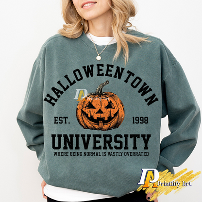 Halloweentown Est 1998 Retro Halloween Pumpkin Fall png Design