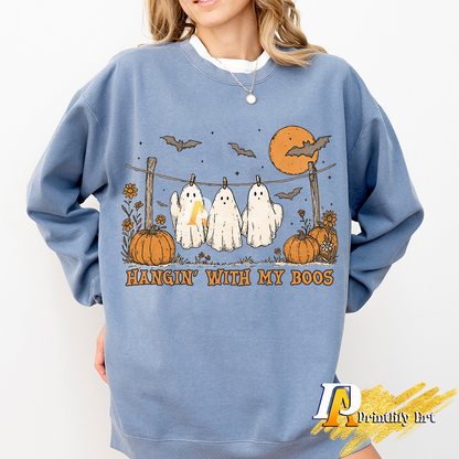 Funny Hanging Ghosts Hangin’ With My Boos' Design