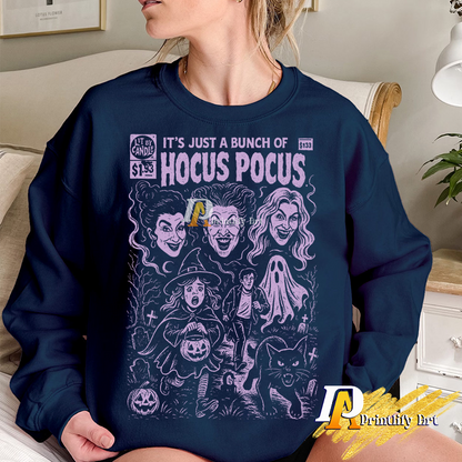 Vintage Hocus Pocus Sanderson Sisters Halloween png Shirt Design