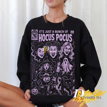 Vintage Hocus Pocus Sanderson Sisters Halloween png Shirt Design