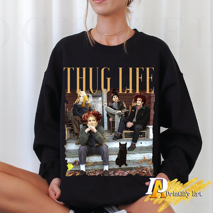 Thug Life Bad Witches Retro Witches Movie Salem png Design