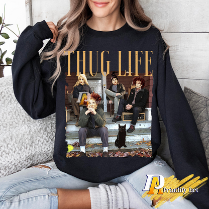 Thug Life Bad Witches Retro Witches Movie Salem png Design