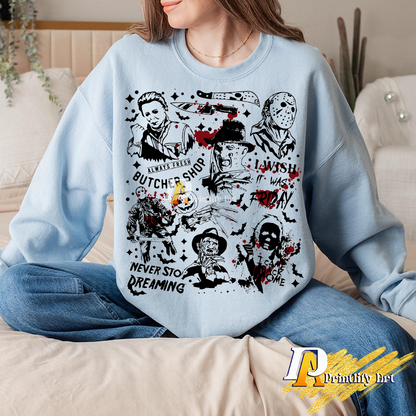 Retro Halloween png, Horror Movie Png