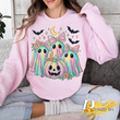 Iridescent Ghost Pumpkin Png, Coquette Spooky Season Shirt Design