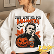 Waiting for Halloween Png, Horror Movie Characters TShirt Design