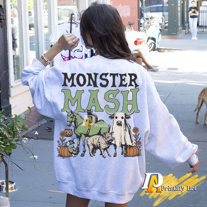 Funny Western Monster Mash Country Design