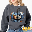 Preppy Floral Pumpkin Halloween Png, Autumn Girly Fall Shirt Design