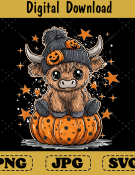 Retro Highland Cow png, Moo I Mean Boo Funny Shirt Design