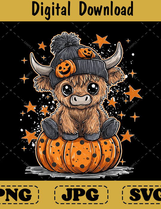 Retro Highland Cow png, Moo I Mean Boo Funny Shirt Design