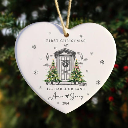 First Christmas In Our New Home Ornament, New House Christmas Ornament, Our First Home Keepsake, Housewarming Bauble Gift, First Home 2025