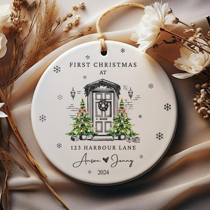 First Christmas In Our New Home Ornament, New House Christmas Ornament, Our First Home Keepsake, Housewarming Bauble Gift, First Home 2025