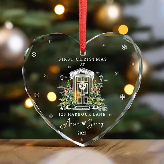 First Christmas In Our New Home Ornament, New House Christmas Ornament, Our First Home Keepsake, Housewarming Bauble Gift, First Home 2025